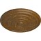 Ekena Millwork Carton Ceiling Medallion (For Canopies up to 2 5/8"), 12 5/8"OD x 1"P, Smokey Topaz Crackle CM13CASTC - alternate 4